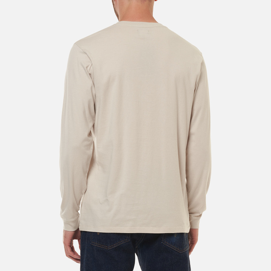 Мужской лонгслив Edwin Japanese Sun Silver Grey Garment Washed