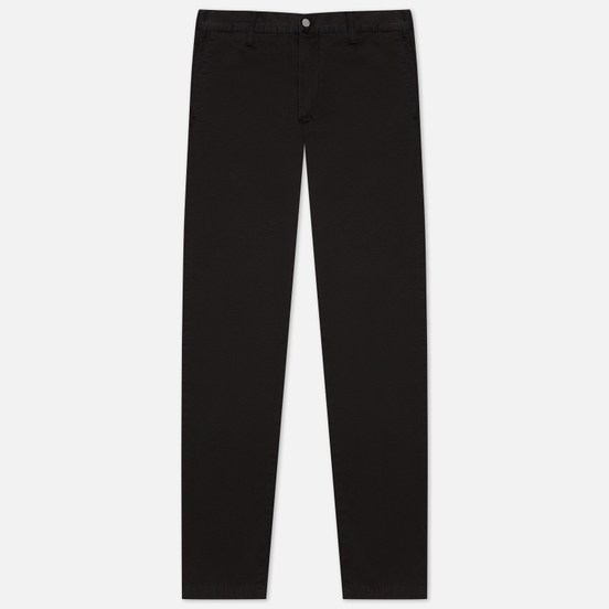 Мужские брюки Edwin 45 Chino PFD Compact Twill 9 Oz Black Garment Dyed