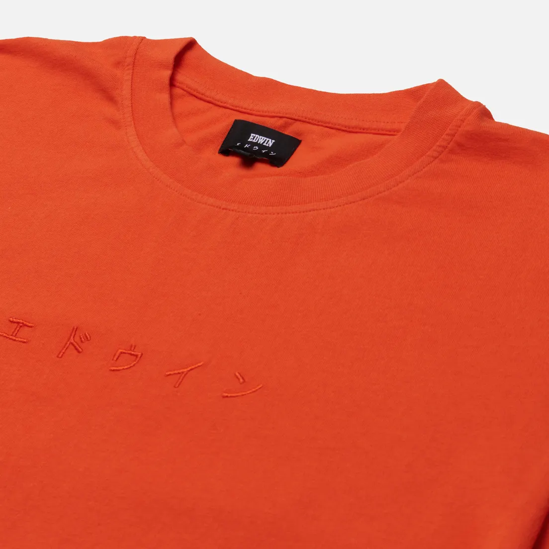 Edwin Мужская футболка Katakana Embroidery