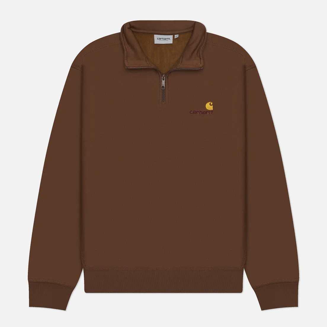 Carhartt WIP Мужская толстовка Half Zip American Script