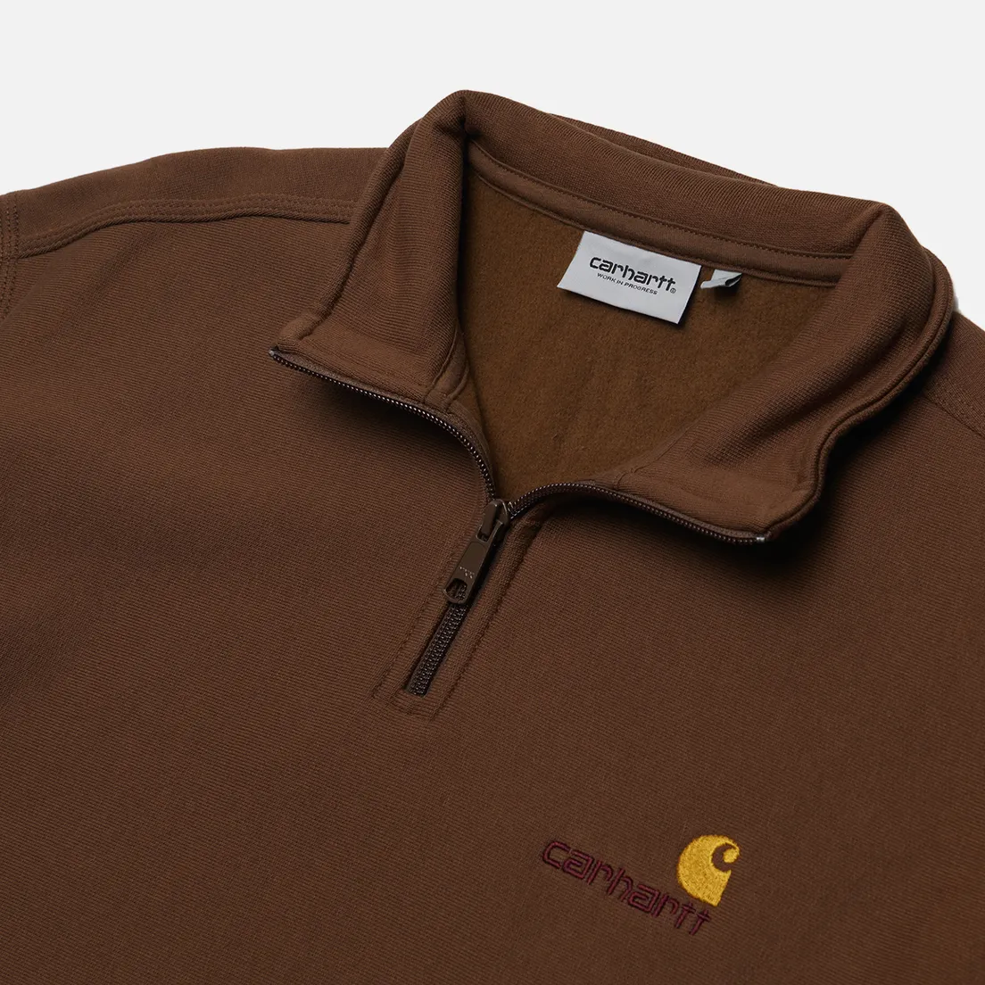 Carhartt WIP Мужская толстовка Half Zip American Script