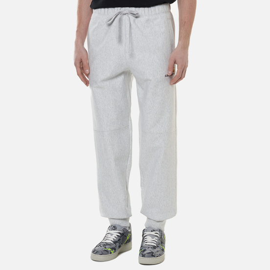 Мужские брюки Carhartt WIP American Script 12.3 Oz Ash Heather