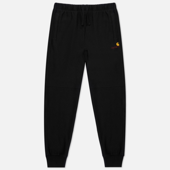 Мужские брюки Carhartt WIP American Script 12.3 Oz Black