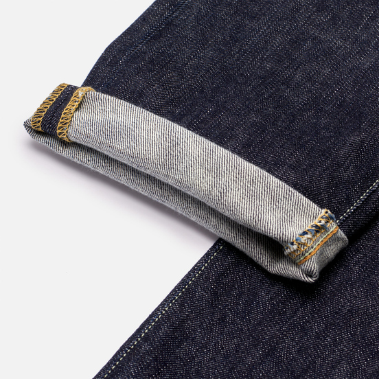 Мужские джинсы Edwin ED-55 CS Yuuki Blue Denim 12.8 Oz Blue Rinsed Contrast