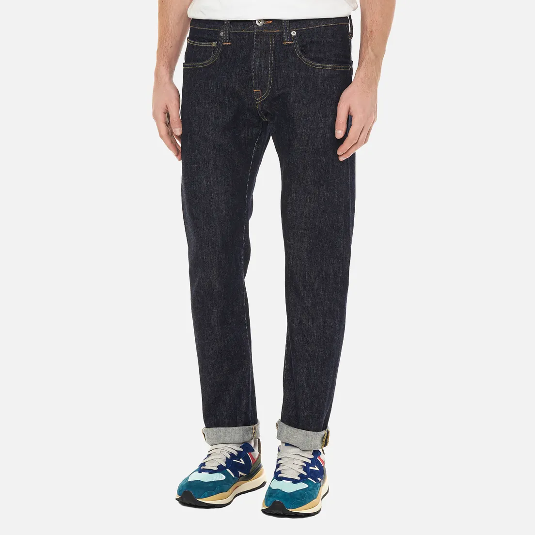 Edwin Мужские джинсы ED-55 CS Yuuki Blue Denim 12.8 Oz