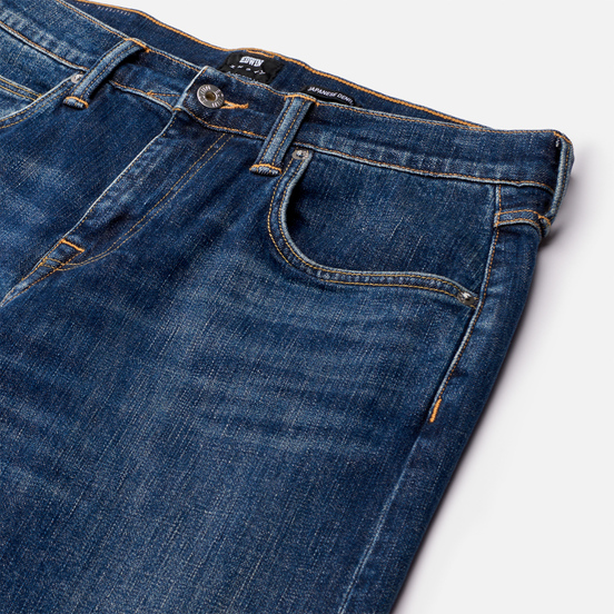 Мужские джинсы Edwin ED-55 CS Yuuki Blue Denim 12.8 Oz Blue Robun Wash