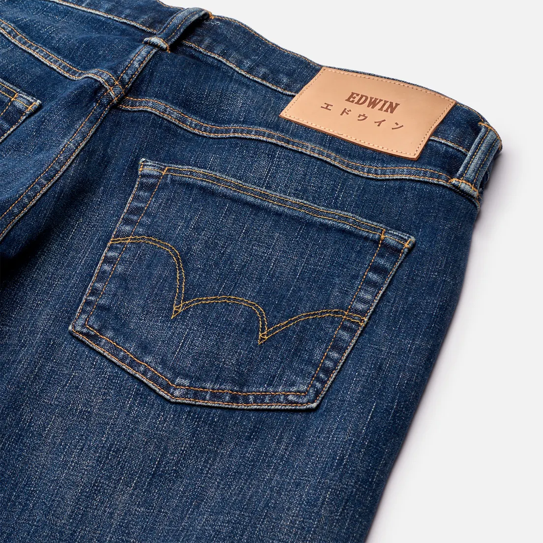 Edwin Мужские джинсы ED-55 CS Yuuki Blue Denim 12.8 Oz