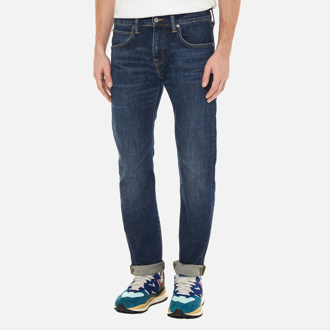 Edwin Мужские джинсы ED-55 CS Yuuki Blue Denim 12.8 Oz
