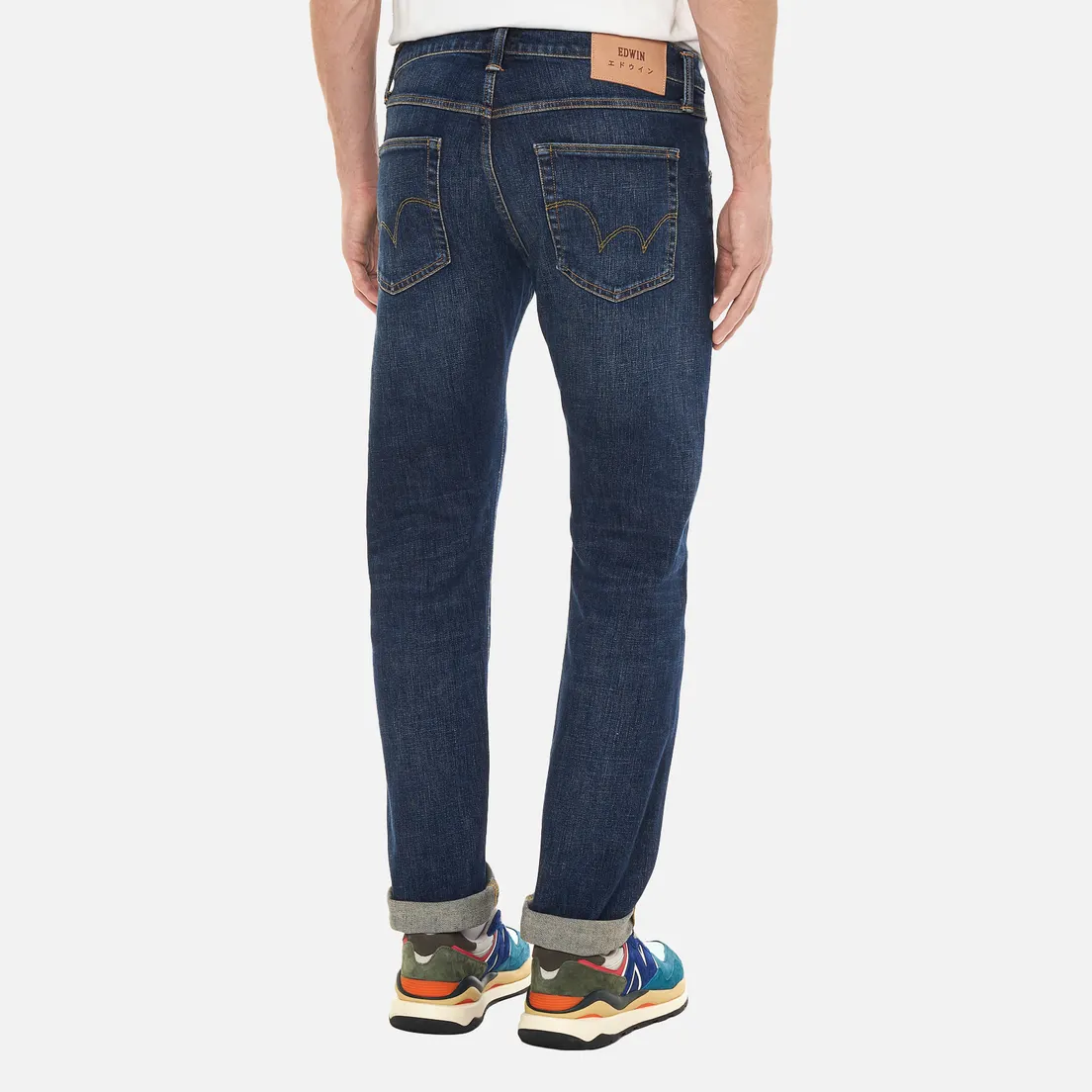 Edwin Мужские джинсы ED-55 CS Yuuki Blue Denim 12.8 Oz