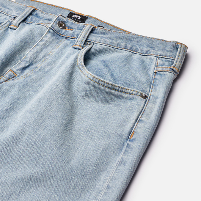Мужские джинсы Edwin, цвет голубой, размер 28/32 I027221.01.OA ED-55 CS Yuuki Blue Denim 12.8 Oz - фото 2