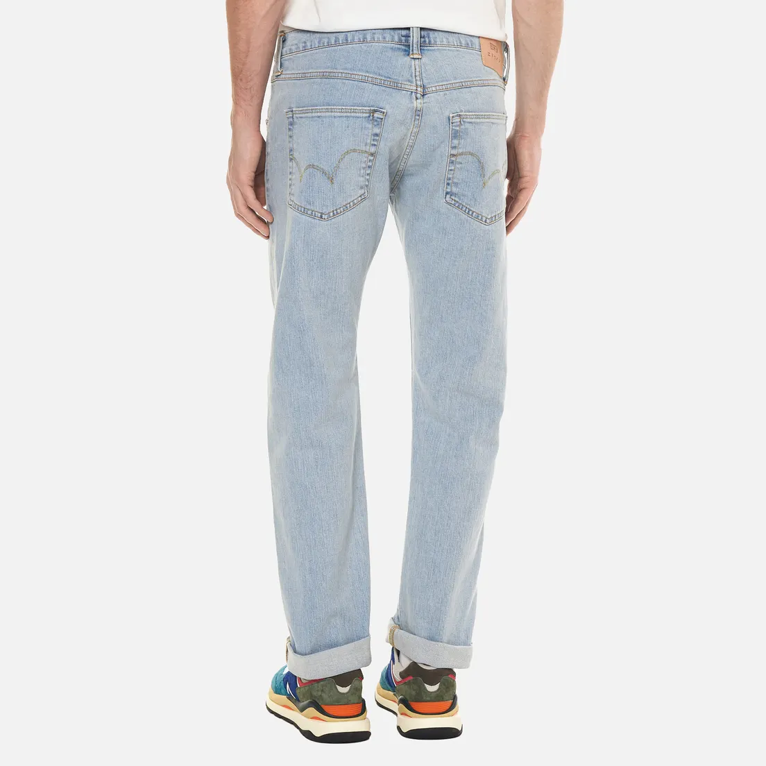 Edwin Мужские джинсы ED-55 CS Yuuki Blue Denim 12.8 Oz