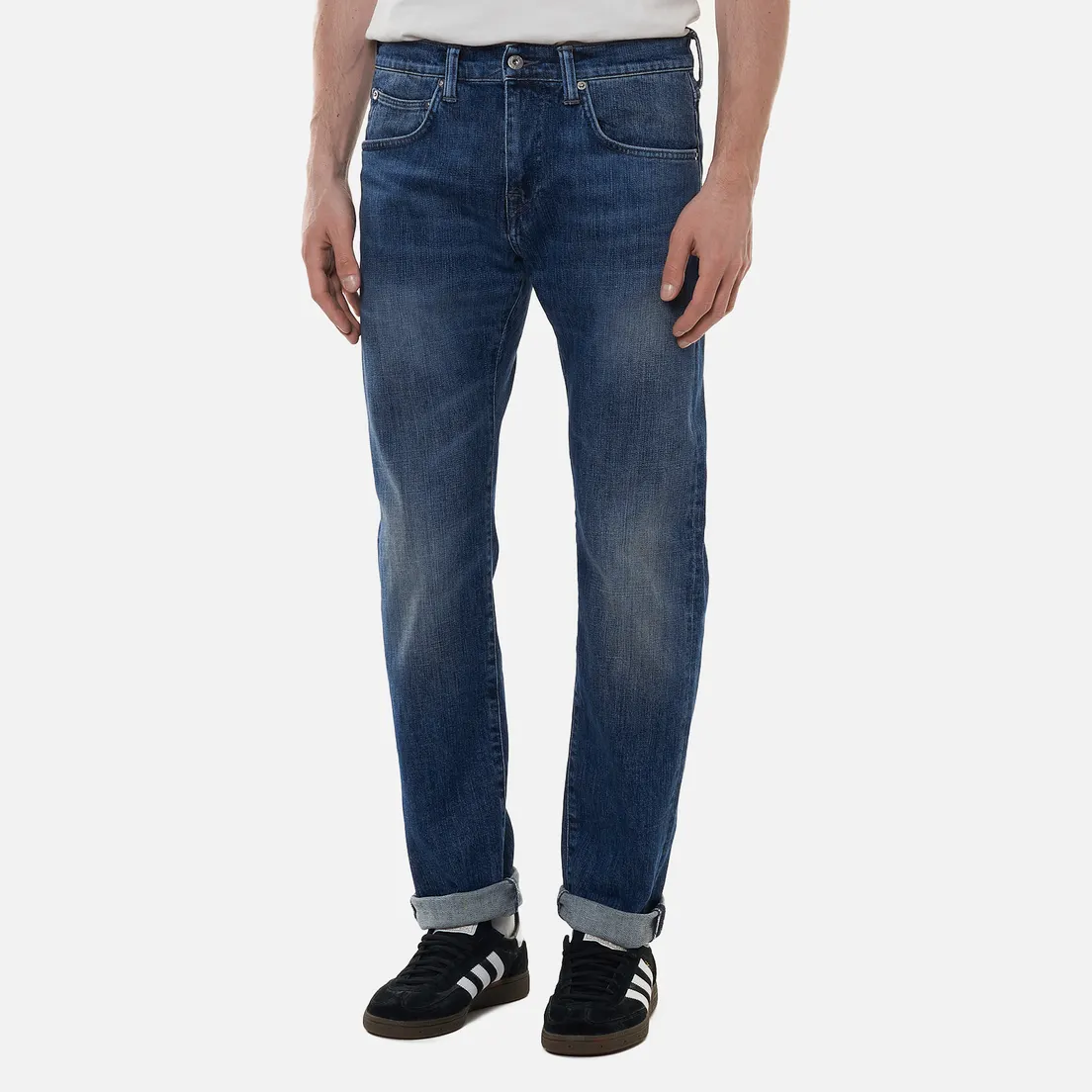 Edwin Мужские джинсы ED-55 CS Yuuki Blue Denim 12.8 Oz
