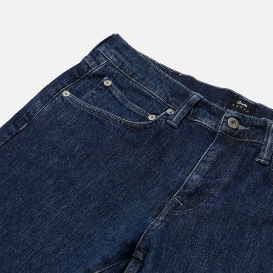 Мужские джинсы Edwin ED-55 CS Yuuki Blue Denim 12.8 Oz Blue Riaki Wash