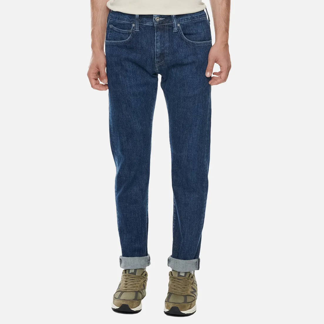 Edwin Мужские джинсы ED-55 CS Yuuki Blue Denim 12.8 Oz