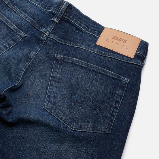 Мужские джинсы Edwin ED-55 CS Yuuki Blue Denim 12.8 Oz Blue Reoki Wash