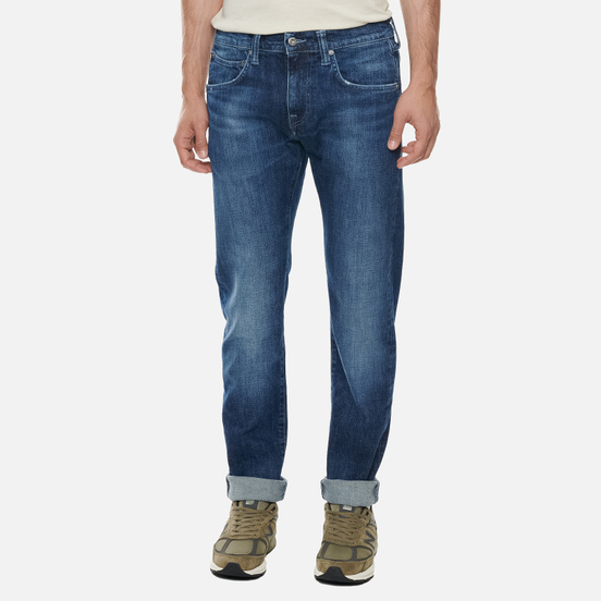 Мужские джинсы Edwin ED-55 CS Yuuki Blue Denim 12.8 Oz Blue Reoki Wash