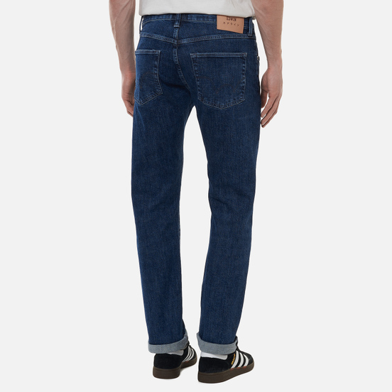 Мужские джинсы Edwin ED-55 CS Yuuki Blue Denim 12.8 Oz Blue Ryota Wash