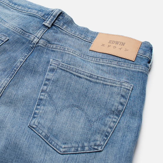 Мужские джинсы Edwin ED-80 CS Yuuki Blue Denim 12.8 Oz Blue Ratsuki Wash