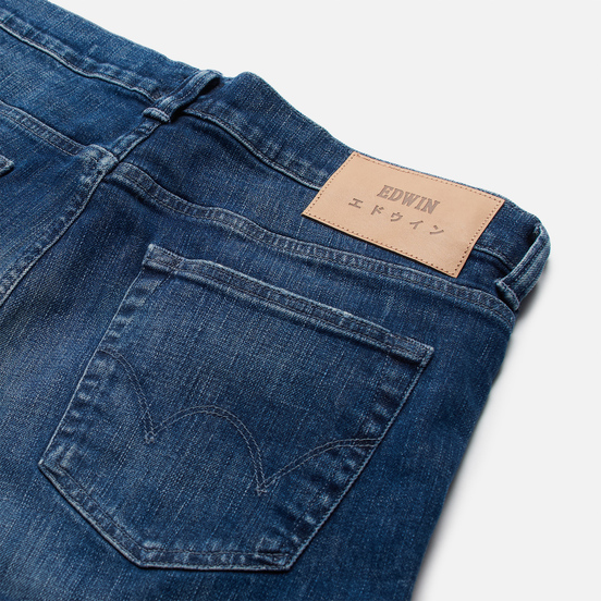Мужские джинсы Edwin ED-80 CS Yuuki Blue Denim 12.8 Oz Blue Reoki Wash