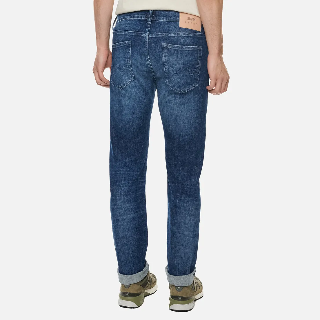 Edwin Мужские джинсы ED-80 CS Yuuki Blue Denim 12.8 Oz