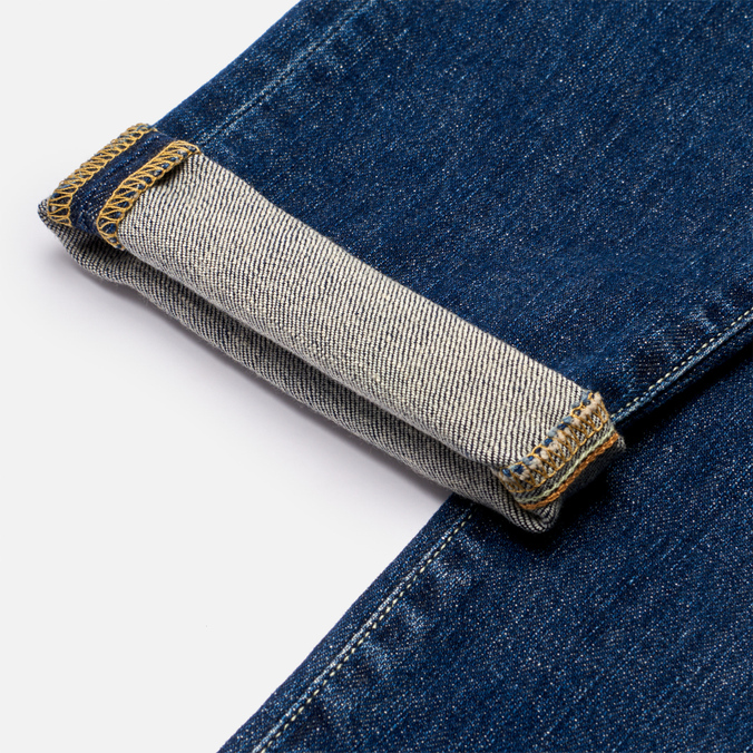 Мужские джинсы Edwin, цвет синий, размер 31/32 I027223.01.O7 ED-85 CS Yuuki Blue Denim 12.8 Oz - фото 4