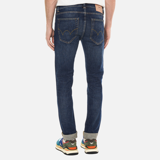 Мужские джинсы Edwin ED-85 CS Yuuki Blue Denim 12.8 Oz Blue Robun Wash