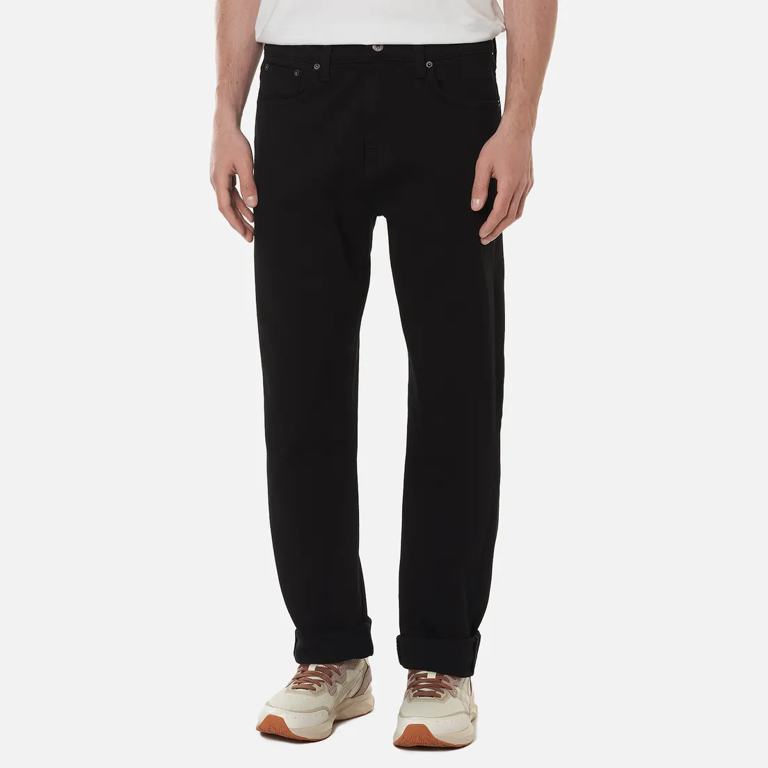 Edwin Мужские джинсы ED-45 CS Ayano Black Denim 11.8 Oz