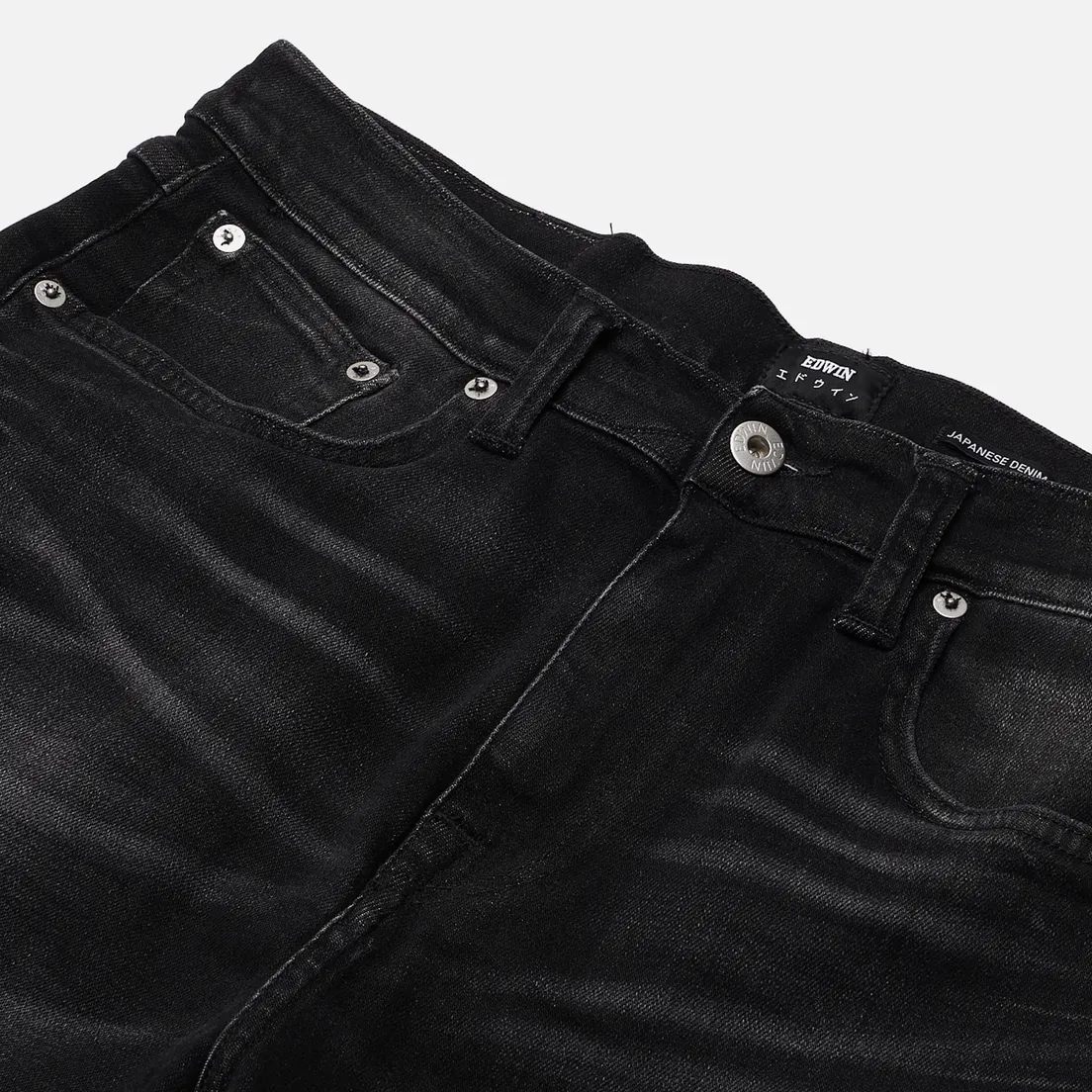 Edwin Мужские джинсы ED-45 CS Ayano Black Denim 11.8 Oz