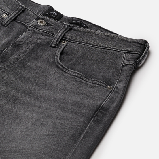 Мужские джинсы Edwin ED-55 CS Ayano Black Denim 11.8 Oz Black Kentaro Wash