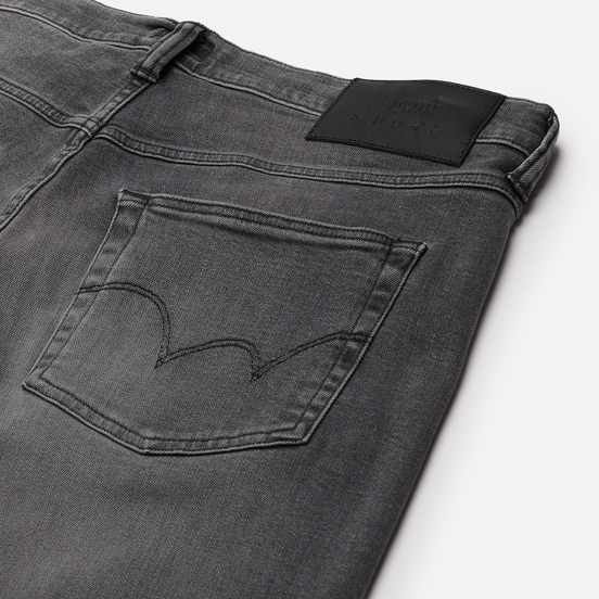 Мужские джинсы Edwin ED-55 CS Ayano Black Denim 11.8 Oz Black Kentaro Wash
