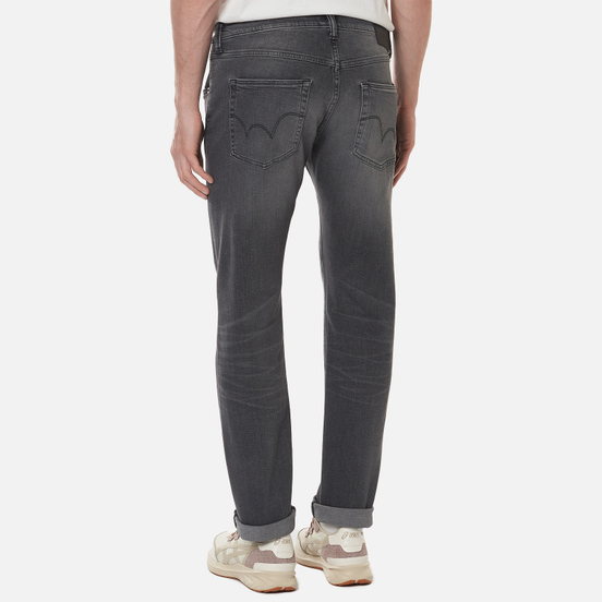 Мужские джинсы Edwin ED-55 CS Ayano Black Denim 11.8 Oz Black Kentaro Wash