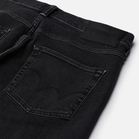 Мужские джинсы Edwin ED-55 CS Ayano Black Denim 11.8 Oz Black Kazu Wash