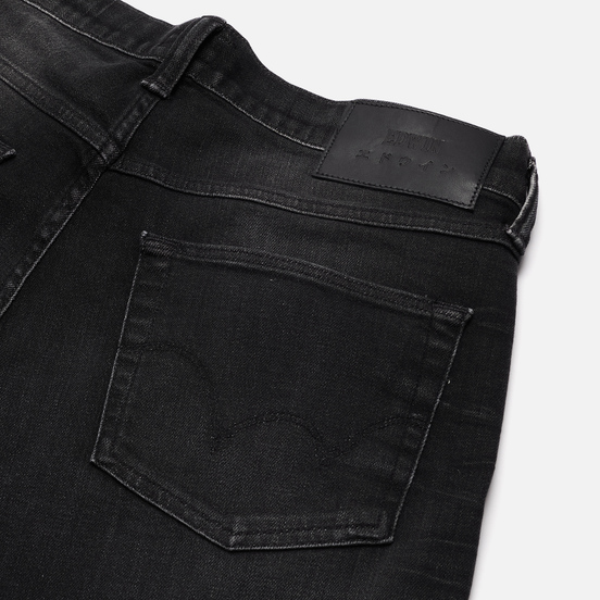 Мужские джинсы Edwin ED-55 CS Ayano Black Denim 11.8 Oz Black Kahori Wash