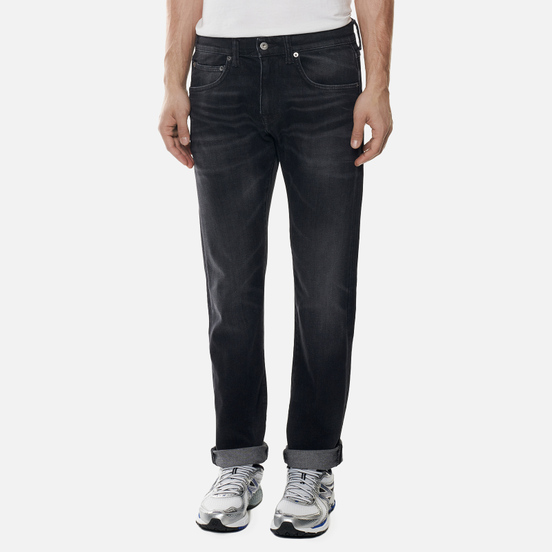 Мужские джинсы Edwin ED-55 CS Ayano Black Denim 11.8 Oz Black Kahori Wash
