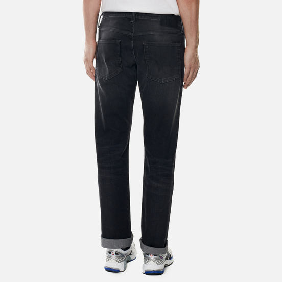 Мужские джинсы Edwin ED-55 CS Ayano Black Denim 11.8 Oz Black Kahori Wash