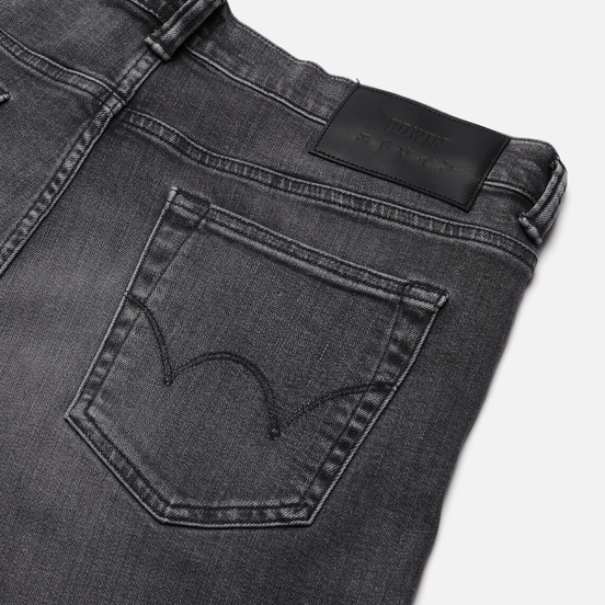 Мужские джинсы Edwin ED-80 CS Ayano Black Denim 11.8 Oz Black Kentaro Wash