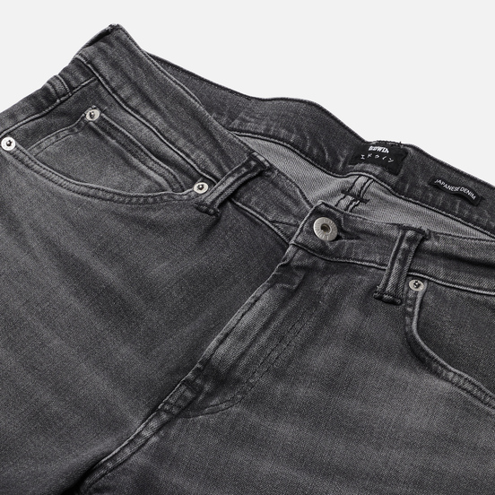 Мужские джинсы Edwin ED-85 CS Ayano Black Denim 11.8 Oz Black Kentaro Wash