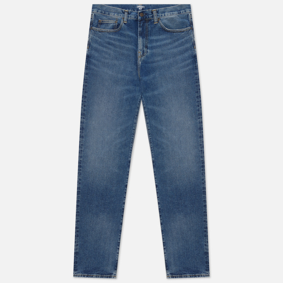 Мужские джинсы Carhartt WIP Pontiac 13.5 Oz Blue Mid Used Wash
