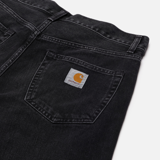 Мужские джинсы Carhartt WIP Pontiac 13.5 Oz Black Mid Worn Wash