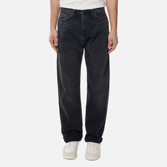 Мужские джинсы Carhartt WIP Pontiac 13.5 Oz Black Mid Worn Wash