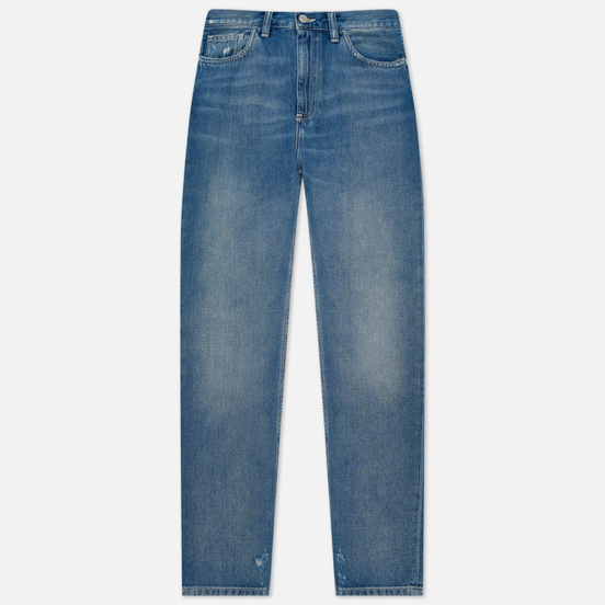 Женские джинсы Carhartt WIP W Mita 10.5 Oz Blue Mid Used Wash