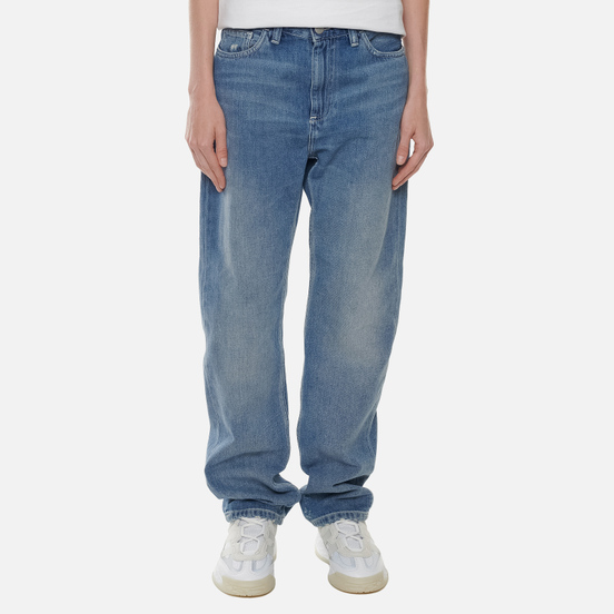 Женские джинсы Carhartt WIP W Mita 10.5 Oz Blue Mid Used Wash