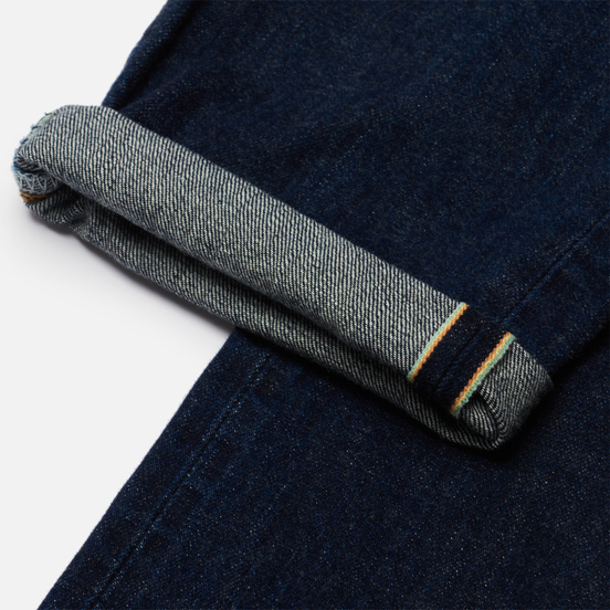 Мужские джинсы Edwin Regular Tapered Dark Pure Indigo Rainbow Selvage 13.5 Oz Blue Dark Used