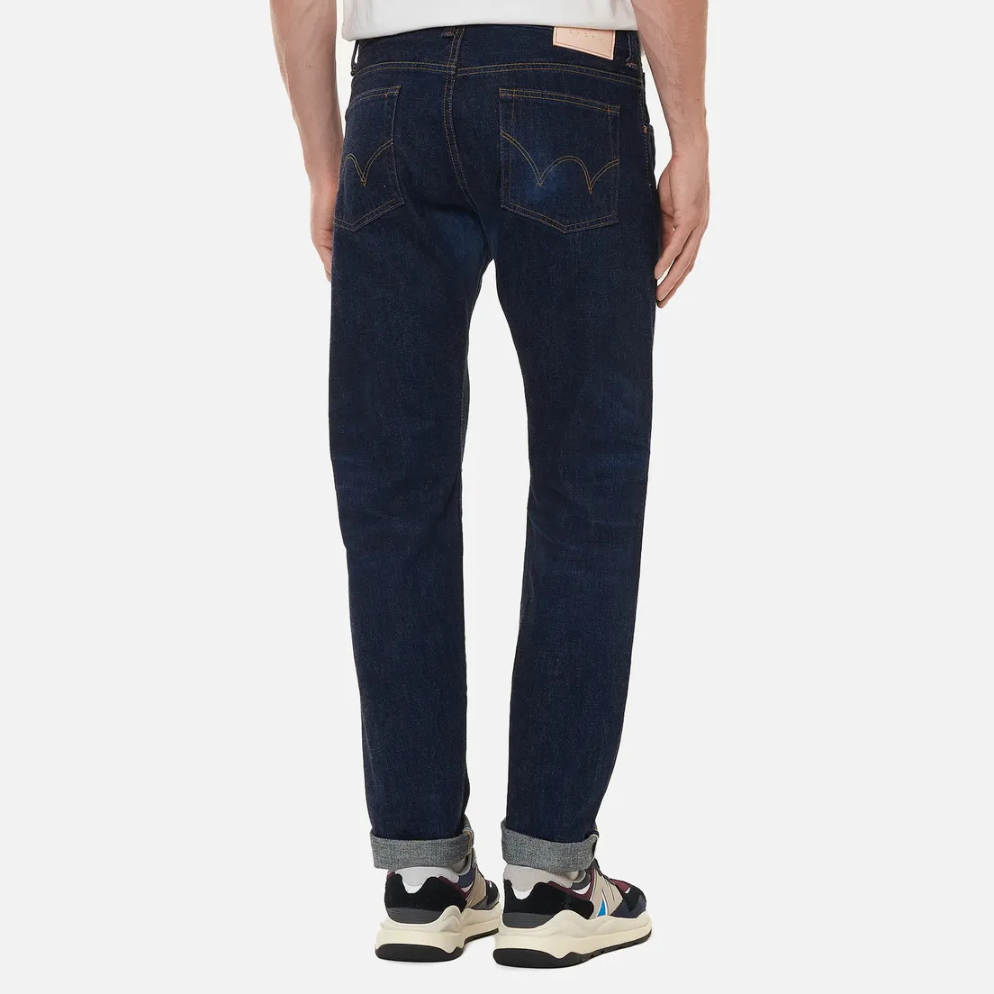Edwin Мужские джинсы Regular Tapered Dark Pure Indigo Rainbow Selvage 13.5 Oz