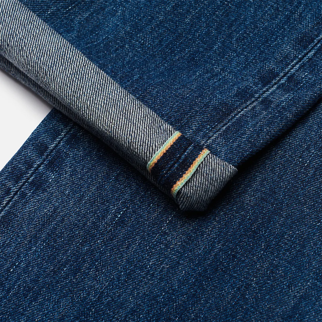 Edwin Мужские джинсы Regular Tapered Dark Pure Indigo Rainbow Selvage 13.5 Oz