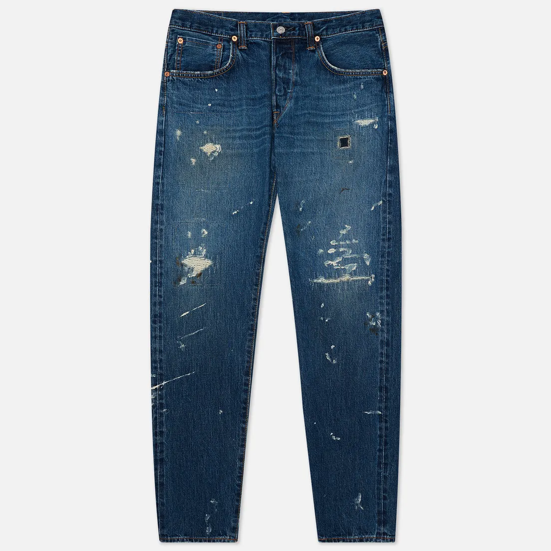 Edwin Мужские джинсы Regular Tapered Dark Pure Indigo Rainbow Selvage 13.5 Oz
