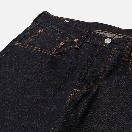 Мужские джинсы Edwin Regular Tapered Dark Pure Indigo Rainbow Selvage 13.5 Oz Blue Raw State