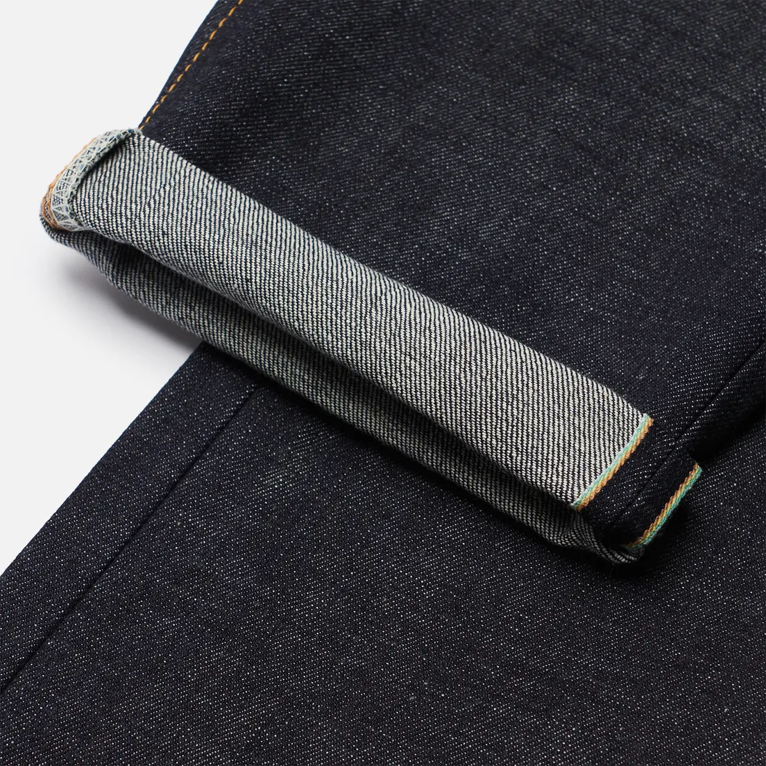 Edwin Мужские джинсы Regular Tapered Dark Pure Indigo Rainbow Selvage 13.5 Oz