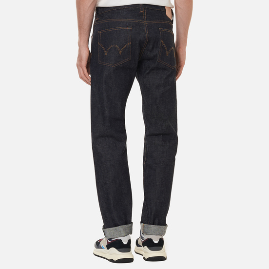 Мужские джинсы Edwin Regular Tapered Dark Pure Indigo Rainbow Selvage 13.5 Oz Blue Raw State