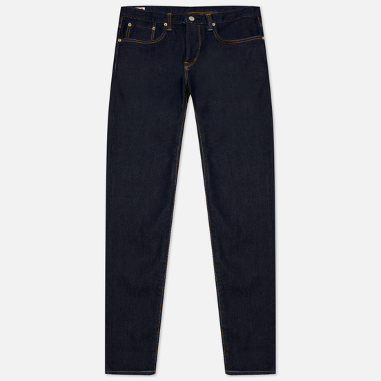 Мужские джинсы Edwin Slim Tapered Kaihara Blue Stretch Denim Green x White Selvage 12.5 Oz Blue Rinsed